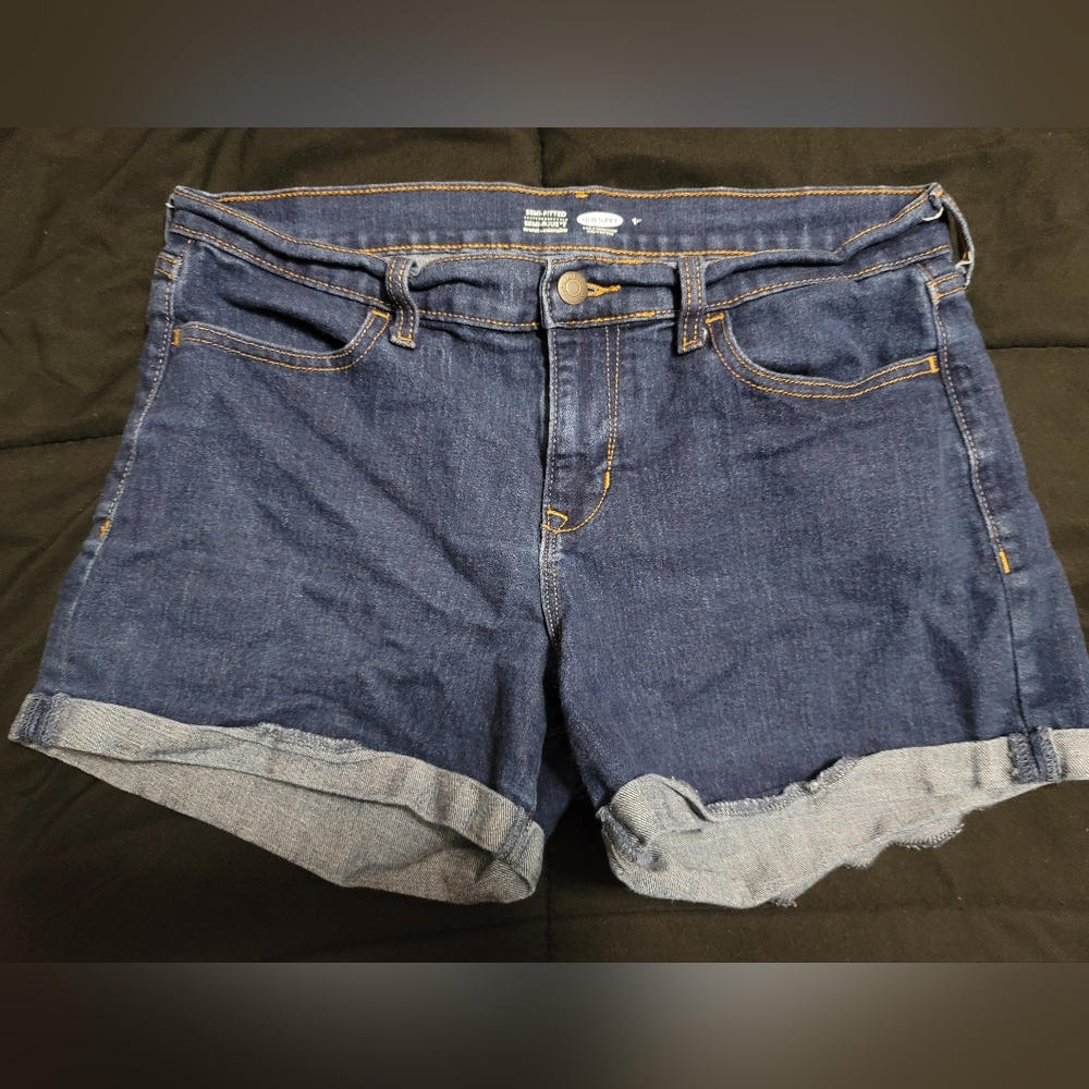 Dark Denim Jean Shorts